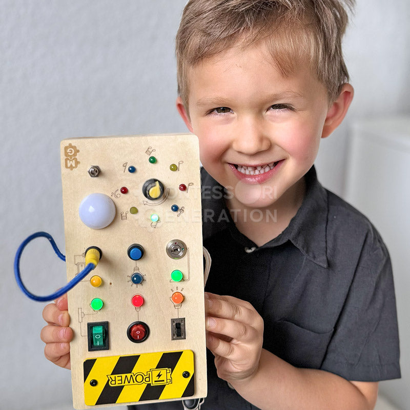 Montessori Wooden Switch Board
